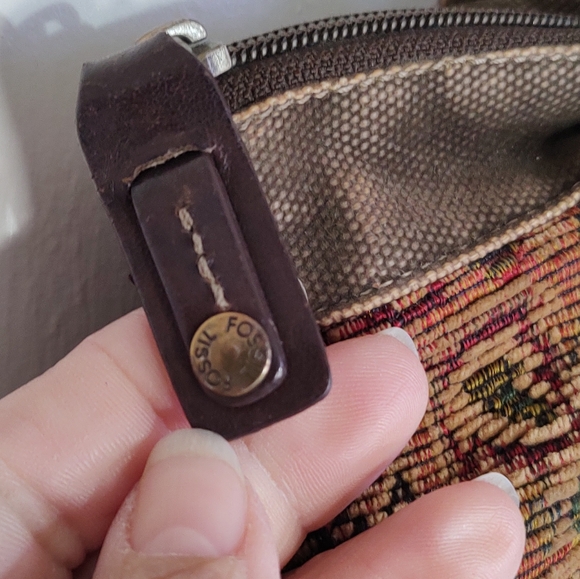 Fossil Canvas and Tapestry Shoulder Bag - Picture 5 of 16